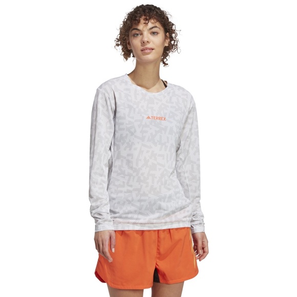 Adidas terrex long sleeve, white/grey, small - Picture 2 of 8